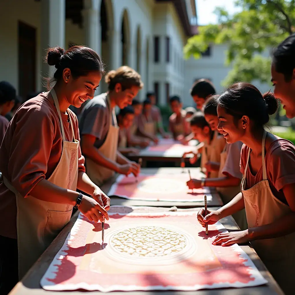 Professional team collaboration